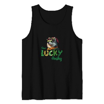 Discover Majestic Husky Gnome A St  Patricks Celebration 3 Tank Tops