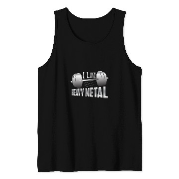 Discover I Like Heavy Metal Workout Training Weight Lifting Tank Tops