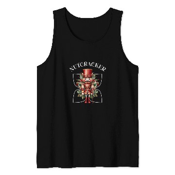 Discover Nutcracker Ballet Dance Merry Christmas Joy Tank Tops