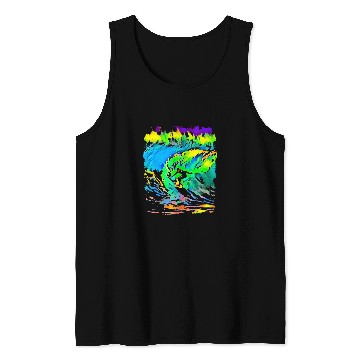 Discover Surfer Pop Art Tank Tops