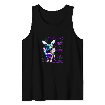 Discover Positivity Quote Positive Pitbull Colorful Pitbull Tank Tops