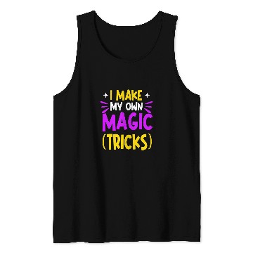 Discover Magician Illusionist Magic Tricks Perfomer Magical Tank Tops