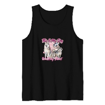 Discover This Is Dog Walking Husky Dogs Lovers Tank Tops