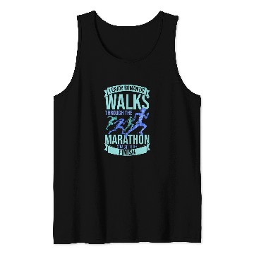 Discover Marathon Running Training Runner Finisher Coachs Beginner Tank Tops