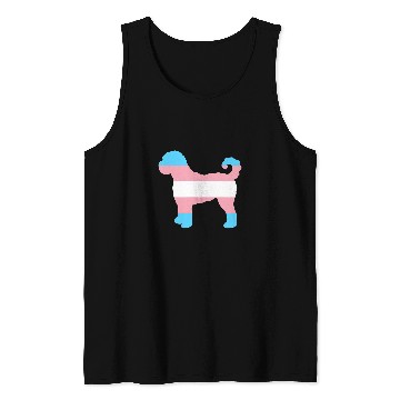 Discover Dog Goldendoodle Trans Pride Flag Goldendoodle Dog Tank Tops