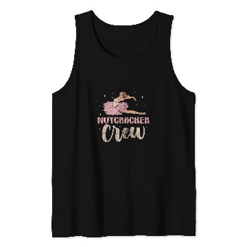 Discover Nutcracker Crew Ballet Dancer Ballerina Dance Distressed Tank Tops