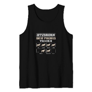 Discover Stubborn Tricks Great Pyrenees 1 Tank Tops