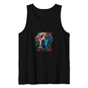Discover Labrador Lab Dog Lover Splash Graffiti Art Pet 28 Tank Tops