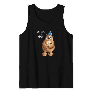 Discover Magician Bear For Wizard Lovers Tank Tops