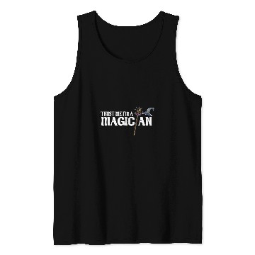 Discover Magician Illusionist Perfomer Magic Magical Card Tricks Tank Tops