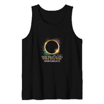 Discover Terra Nova Park Newfoundland Canada Total Solar Eclipse 2024 1 Tank Tops