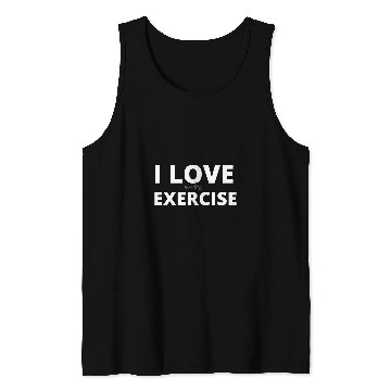 Discover I Love Avoiding Exercise Funny Gym Fitness Instructors Tank Tops