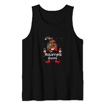 Discover Motorcycle Gnome buffalo plaids Christmas Tree Light T Tank Tops