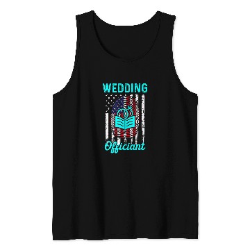 Discover Wedding Officiant Internet Ordained Minister 2138 Tank Tops