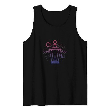 Discover Lamp Mystical Celestial Pattern Astrology Numerology Art Tank Tops