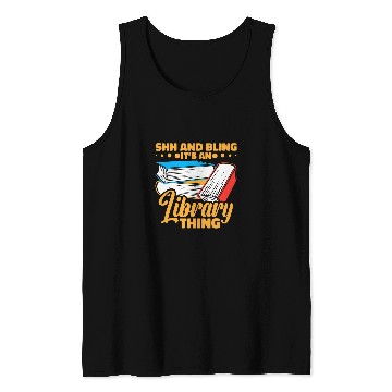 Discover School Library Assistant Book Lover Librarian Assistant 21 Tank Tops