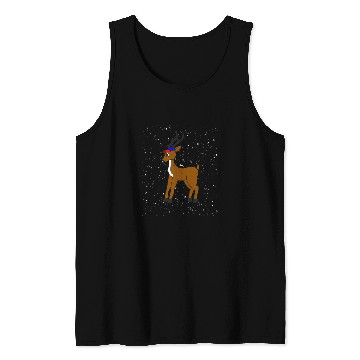 Discover Retro Christmas Reindeer Coach Tank Tops