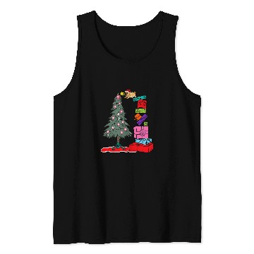 Discover pug christmas Tank Tops
