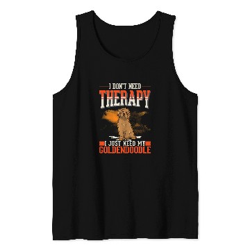 Discover Dog Goldendoodle Therapy 21 Tank Tops