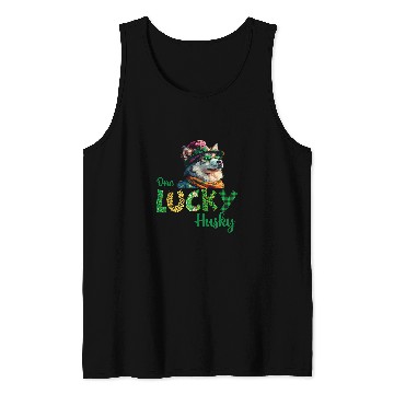Discover Majestic Husky Gnome A St  Patricks Celebration 2 Tank Tops