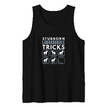 Discover Stubborn Labradoodle Tricks Dog Training 2 Tank Tops