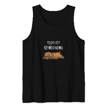 Discover To Do List Goldendoodle Dog Tank Tops
