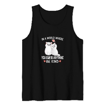 Discover Unity Day Orange Kindness Squad Cat Tank Tops