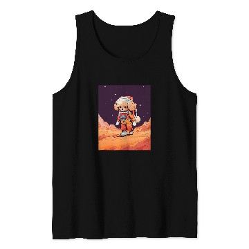Discover Toy Poodle Mars Funny Dog Astronaut Tank Tops