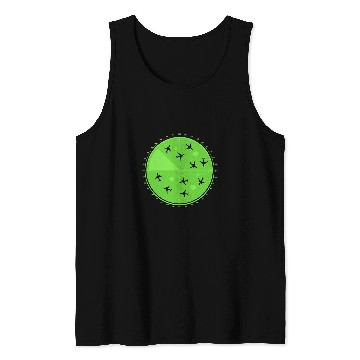 Discover Airplane Pilot Radar Aviation Aircraft Flight Tank Tops
