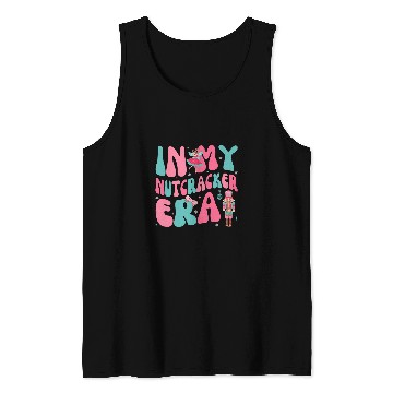 Discover Pink Christmas In My Nutcracker Era Pink Nutcracker Ballet Tank Tops