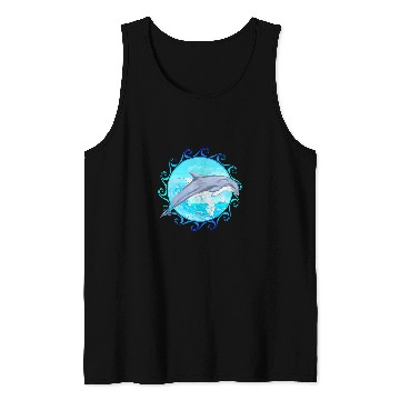 Discover Tribal Maori Sun Dolphin Tank Tops
