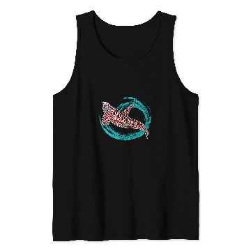 Discover Orca Killer Whale Native American Indian Pacific Northwest Tank Tops