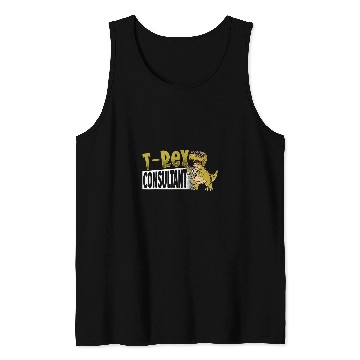 Discover TRexs Consultant Dino T Rexs Dinosaur Tank Tops