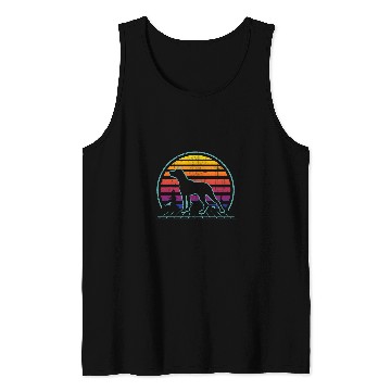 Discover Vaporwave German Shorthaired Pointer Gifts Pointer Dog Lover Tank Tops