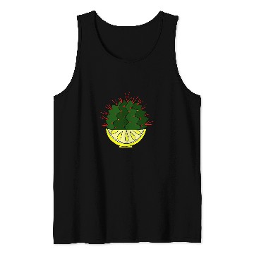 Discover The Lemon Cactus Tank Tops
