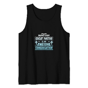 Discover Pastor Congregation Appreciation Minister Religious Graphic 21 Tank Tops