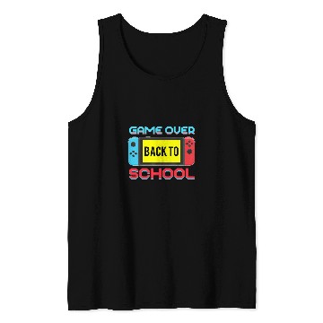 Discover back to school game over teacher student controller Tank Tops