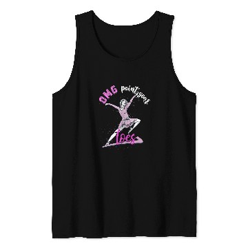 Discover Omg Point Your Toes Ballet Dancing Funny Dance Teacher Tank Tops