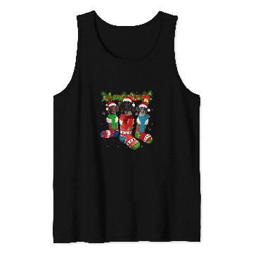 Discover Three German Shorthaired Pointers In Christmas Socks Tank Tops
