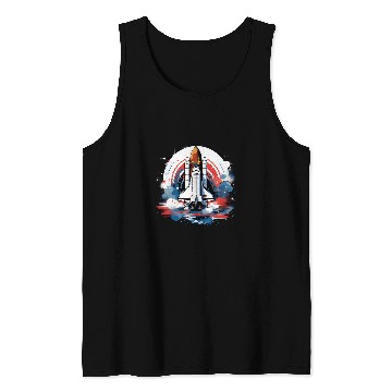 Discover Space Shuttle Science Astronomy 25 Tank Tops