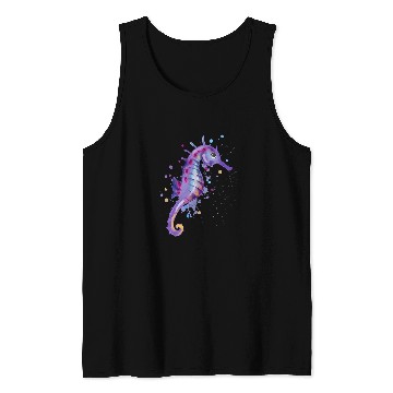 Discover Seahorse Aquarium Beach Tank Tops
