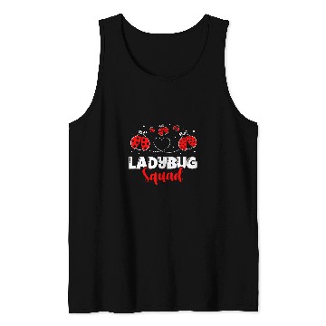 Discover Ladybug Squad Insect Lover Bug Catcher Future Entomologist Tank Tops