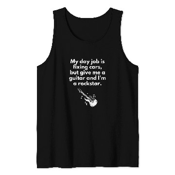Discover Mechanic Rockstar Guitar LoverF Tank Tops