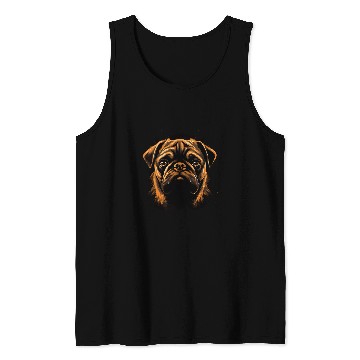 Discover Pug Colorful Tank Tops