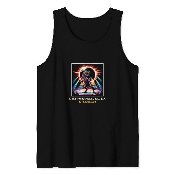 Discover TRexs Total Solar Eclipse Stephenville Newfoundland Canada Tank Tops