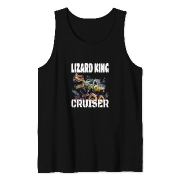 Discover TRexs And Motorcycle Lizard King Cruiser 26 Tank Tops