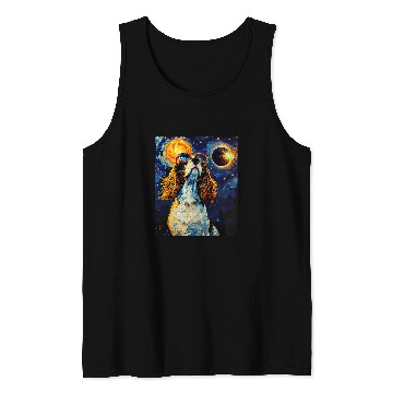 Discover Total Solar Eclipse English Springer Spaniel Dog 5 Tank Tops