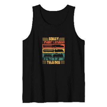Discover Retro Wagon Train Lover Model Railroad Conductor Funny Train 22 Tank Tops