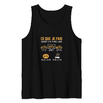 Discover What I do in my frees time Cafe Racer Motorcycle Tank Tops