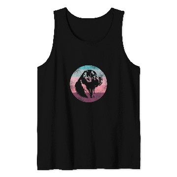 Discover Retro vintages Design Saint Bernard Dog 1 Tank Tops